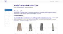 Desktop Screenshot of airlineschiene.de